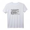 HapMonkey Snoopy's Eishockey League T-Shirt - Lizenziertes Fanshirt für Eishockey- und Snoopy-Fans