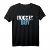 Hockey Boy Silhouette Ice Skater Player Sport Lover T-Shirt – Perfektes Geschenk für Hockey-Fans, Jungen und Männer zu Geburtstag, Weihnachten & Hockey Season