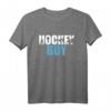 Hockey Boy Silhouette Ice Skater Player Sport Lover T-Shirt – Perfektes Geschenk für Hockey-Fans, Jungen und Männer zu Geburtstag, Weihnachten & Hockey Season