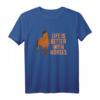 Das Leben Ist Besser Mit Pferden Reiten Liebe Pferde T-Shirt - Perfektes Geschenk für Reiter, Pferdemamas und Pferdepapas