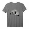 Taucher Evolution Mond Tauchgang Schnorchel T-Shirt – Perfekt für Taucher, Tauchlehrer & Unterwasserwelt-Liebhaber