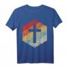 Retro Vintage Jesus Kreuz Geschenk T-Shirt – Perfektes christliches Geschenk für Männer und Frauen, ideal für Bibelgruppen & religiöse Anlässe
