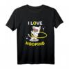 Lustiges Hula Hoop Katze T-Shirt - Witziges Outfit für Katzenliebhaber und Hula Hoop Fans, perfekt als Geschenk zu Muttertag, Vatertag, Weihnachten und Ostern
