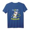 Lustiges Hula Hoop Katze T-Shirt - Witziges Outfit für Katzenliebhaber und Hula Hoop Fans, perfekt als Geschenk zu Muttertag, Vatertag, Weihnachten und Ostern