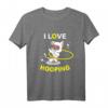 Lustiges Hula Hoop Katze T-Shirt - Witziges Outfit für Katzenliebhaber und Hula Hoop Fans, perfekt als Geschenk zu Muttertag, Vatertag, Weihnachten und Ostern