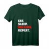Damen Hula Hoop Tank Top - EAT SLEEP HULLERN REPEAT für Anfänger und Fitnessfans, perfekt zum Abnehmen und Hulatraining