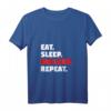 Damen Hula Hoop Tank Top - EAT SLEEP HULLERN REPEAT für Anfänger und Fitnessfans, perfekt zum Abnehmen und Hulatraining