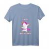 Damen I am a hulacorn Hula Hoop Einhorn Hullern T-Shirt mit V-Ausschnitt – Lustiges Fitness-Outfit für Hula Hoop Kurse