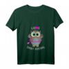 Damen I Love Smart Hoop—Eulen Hula Hullern Hoop Dance Fitness T-Shirt mit V-Ausschnitt, Trendiges Geschenk für Hula Hoop Fans und Fitness Liebhaberinnen