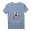 Damen I Love Smart Hoop—Eulen Hula Hullern Hoop Dance Fitness T-Shirt mit V-Ausschnitt, Trendiges Geschenk für Hula Hoop Fans und Fitness Liebhaberinnen