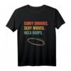 Hula Hoop - Curvy Grooves - Sexy Moves Retro T-Shirt für Fitness, Gymnastik & Spaß – Perfektes Geschenk für Sportliebhaber