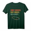 Hula Hoop - Curvy Grooves - Sexy Moves Retro T-Shirt für Fitness, Gymnastik & Spaß – Perfektes Geschenk für Sportliebhaber