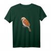 Bunter Spatz T-Shirt Haussperling Vogel Geschenk für Herren & Damen – Perfekt für Geburtstag, Weihnachten & Partys