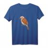 Bunter Spatz T-Shirt Haussperling Vogel Geschenk für Herren & Damen – Perfekt für Geburtstag, Weihnachten & Partys
