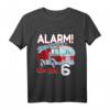Kinder 6. Geburtstag T-Shirt für Jungen mit Feuerwehr Auto Design - Perfekt für Geburtstagsfeiern & Feuerwehr-Motto Party