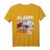 Kinder 6. Geburtstag T-Shirt für Jungen mit Feuerwehr Auto Design - Perfekt für Geburtstagsfeiern & Feuerwehr-Motto Party