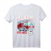 Kinder 6. Geburtstag T-Shirt für Jungen mit Feuerwehr Auto Design - Perfekt für Geburtstagsfeiern & Feuerwehr-Motto Party