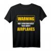 Flugzeug Geschenk Pilot T-Shirt – Perfekt für Piloten, Flugzeugliebhaber & Modellflugzeugfans zu Weihnachten & Geburtstag