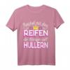 Reichet mir den Reifen die Königin will hullern - Hula Hoop T-Shirt für Fitness, Spaß und Abnehmen zuhause für Frauen & Damen