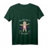 Damen Faultier Hula Hoop T-Shirt mit V-Ausschnitt – Lustiges Hoop Dance Shirt für Faultier- und Fitnessliebhaberinnen, ideales Geschenk