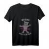Damen Bulldogge Achtung Huller Alarm Huler Tanz Hoop Fitness T-Shirt mit V-Ausschnitt – Perfektes Geschenk für Tier- und Fitnessliebhaberinnen