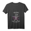 Damen Bulldogge Achtung Huller Alarm Huler Tanz Hoop Fitness T-Shirt mit V-Ausschnitt – Perfektes Geschenk für Tier- und Fitnessliebhaberinnen