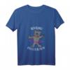 Damen Bulldogge Achtung Huller Alarm Huler Tanz Hoop Fitness T-Shirt mit V-Ausschnitt – Perfektes Geschenk für Tier- und Fitnessliebhaberinnen
