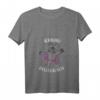 Damen Bulldogge Achtung Huller Alarm Huler Tanz Hoop Fitness T-Shirt mit V-Ausschnitt – Perfektes Geschenk für Tier- und Fitnessliebhaberinnen