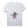 Damen Bulldogge Achtung Huller Alarm Huler Tanz Hoop Fitness T-Shirt mit V-Ausschnitt – Perfektes Geschenk für Tier- und Fitnessliebhaberinnen