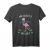 Flamingo Mir reichts ich geh hullern Hula Tanz Hoop Fitness T-Shirt – Lustiges Geschenk für Hula- und Flamingo-Liebhaber