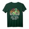 Eat Sleep Hula Hoop Repeat Dinosaurier Hulaciraptor T-Shirt – Lustiges Sport- und Hula Hoop Fan Shirt