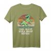 Eat Sleep Hula Hoop Repeat Dinosaurier Hulaciraptor T-Shirt – Lustiges Sport- und Hula Hoop Fan Shirt