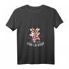 Damen Süße Kuh Hula Hoop T-Shirt mit V-Ausschnitt – Lustiges Fitness-Design, Perfekt als Geschenk für Kuh- und Hula Hoop Fans