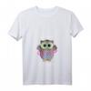 Damen Eule Huller Hula Huhu Fitness T-Shirt mit V-Ausschnitt – Niedliches Sportshirt für Hula Hoop Liebhaberinnen & Geschenkidee für Tier- und Fitnessfans