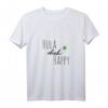 Damen Hula Dich Happy Tanzen Hoop Fitness Reifen T-Shirt – Trendiges Sportoutfit & Geschenk für Hula Girls zu Weihnachten & Geburtstag