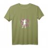 Damen Hula Girl Herzschlag EKG T-Shirt – Lustiges Fitness Outfit für Hula Hoop Fans & Abnehmende Frauen mit V-Ausschnitt