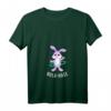 Damen Hase Hullern Huler Hula Tanz Sport Hoop Fitness T-Shirt mit V-Ausschnitt – Lustiges Fitness-Shirt für Hula Hoop Fans und Tierliebhaberinnen