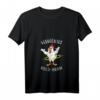 Damen Huhn Verrücktes lustiges Hula Hoop Fitness T-Shirt mit V-Ausschnitt – Perfektes Geschenk für Hula Liebhaber, Freundinnen und Töchter