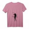 Damen Fun Hula Hoop Reifen T-Shirt mit V-Ausschnitt - Leichtes, Klassisch Geschnittenes Sport- und Freizeitshirt