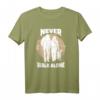 Never walk alone - Pferdefan, Hund und Pferd, Reiterin T-Shirt für Pferdeliebhaberinnen und Hundebesitzerinnen