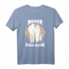 Never walk alone - Pferdefan, Hund und Pferd, Reiterin T-Shirt für Pferdeliebhaberinnen und Hundebesitzerinnen