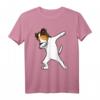 Parson Russell Terrier Dabbing Dab Tanz T-Shirt – Lustiges Hundeshirt als Geburtstagsgeschenk für Hundeliebhaber und Welpenfans