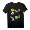 Samojede Rentier Weihnachten Santa reiten Hunde Geschenk T-Shirt – Lustiges Tiermotiv für Weihnachten, Geburtstage & Neujahr