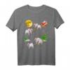 Samojede Rentier Weihnachten Santa reiten Hunde Geschenk T-Shirt – Lustiges Tiermotiv für Weihnachten, Geburtstage & Neujahr
