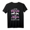 Ich Mag Pferde Und Hunde Und Vielleicht 3 Leute - Lustiges Reiter- und Hundemotiv T-Shirt für Damen, Pferdefans & Hundeliebhaber