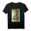 Rollschuhe Disco Inline Skating Rollschuhlaufen T-Shirt - Retro Skater Geschenk für Mottopartys & Disco Fans