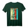 Rollschuhe Disco Inline Skating Rollschuhlaufen T-Shirt - Retro Skater Geschenk für Mottopartys & Disco Fans
