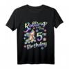 Kinder Rollschuh T-Shirt - Geburtstag Outfit für 5-Jährige, Perfekt für Inline Skaten, Sport & Party Feier