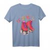 Lets Roll Skaten Rollschuhe Rennen Rollen Skaten T-Shirt – Perfektes Geschenk für Inline- und Rollschuhfahrer, 80er-Design für Freunde & Familie