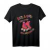 Rollschuhe - Just A Girl Who Loves Roller Skating - Skater T-Shirt für Mädchen, Kinder & Retro Fans | Perfektes Geschenk für Geburtstage & Weihnachten